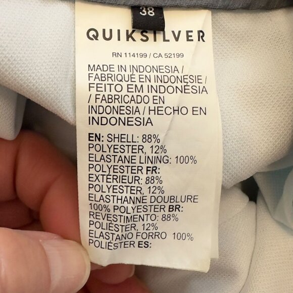 Quiksilver Highline Surfsilk Mens Swim Trunk Surf Boardshorts Size 38 Beachwear - Picture 8 of 10